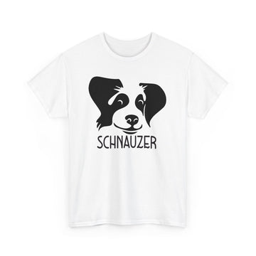 Stylish Schnauzer T-Shirts Unisex Heavy Cotton Tee for Dedicated Schnauzer Lovers