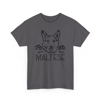 Adorable Maltese T-Shirts for Maltese Enthusiasts Unisex Heavy Cotton Tee