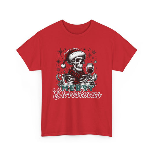 Ho Ho Ho! Merry Christmas T-Shirt – Traditional Holiday Greeting Tee