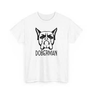 Doberman T-Shirts Unisex Heavy Cotton Tee for Doberman Lovers