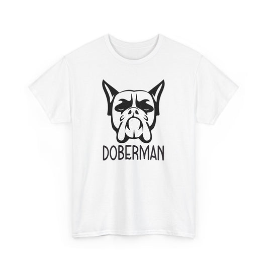 Doberman T-Shirts Unisex Heavy Cotton Tee for Doberman Lovers