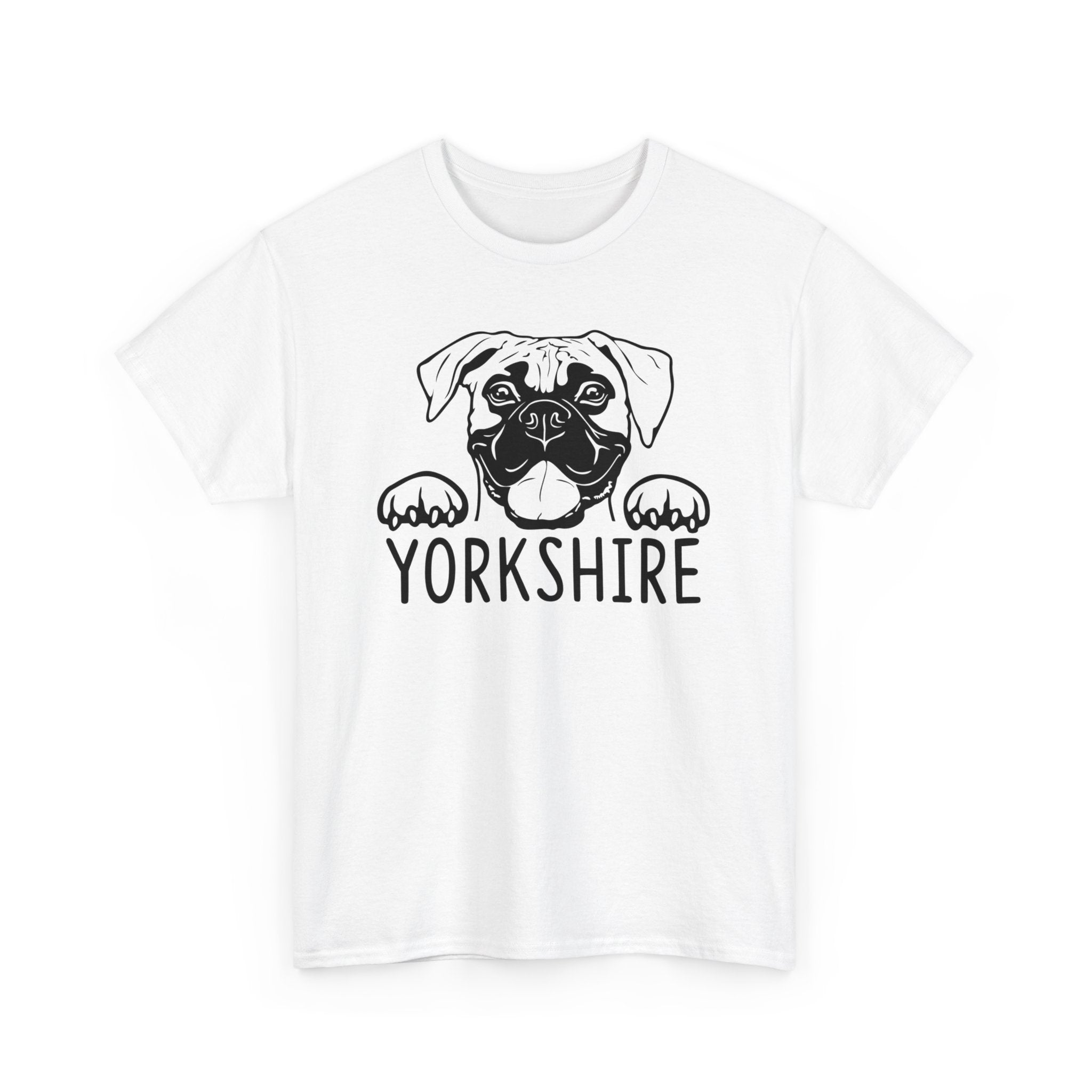 Yorkshire T-Shirts Unisex Heavy Cotton Tee for Yorkshire Terrier Fans