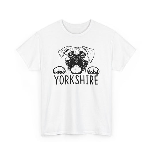 Yorkshire T-Shirts Unisex Heavy Cotton Tee for Yorkshire Terrier Fans