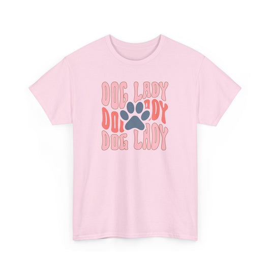 Dog Lady T-Shirt Unisex Heavy Cotton Tee