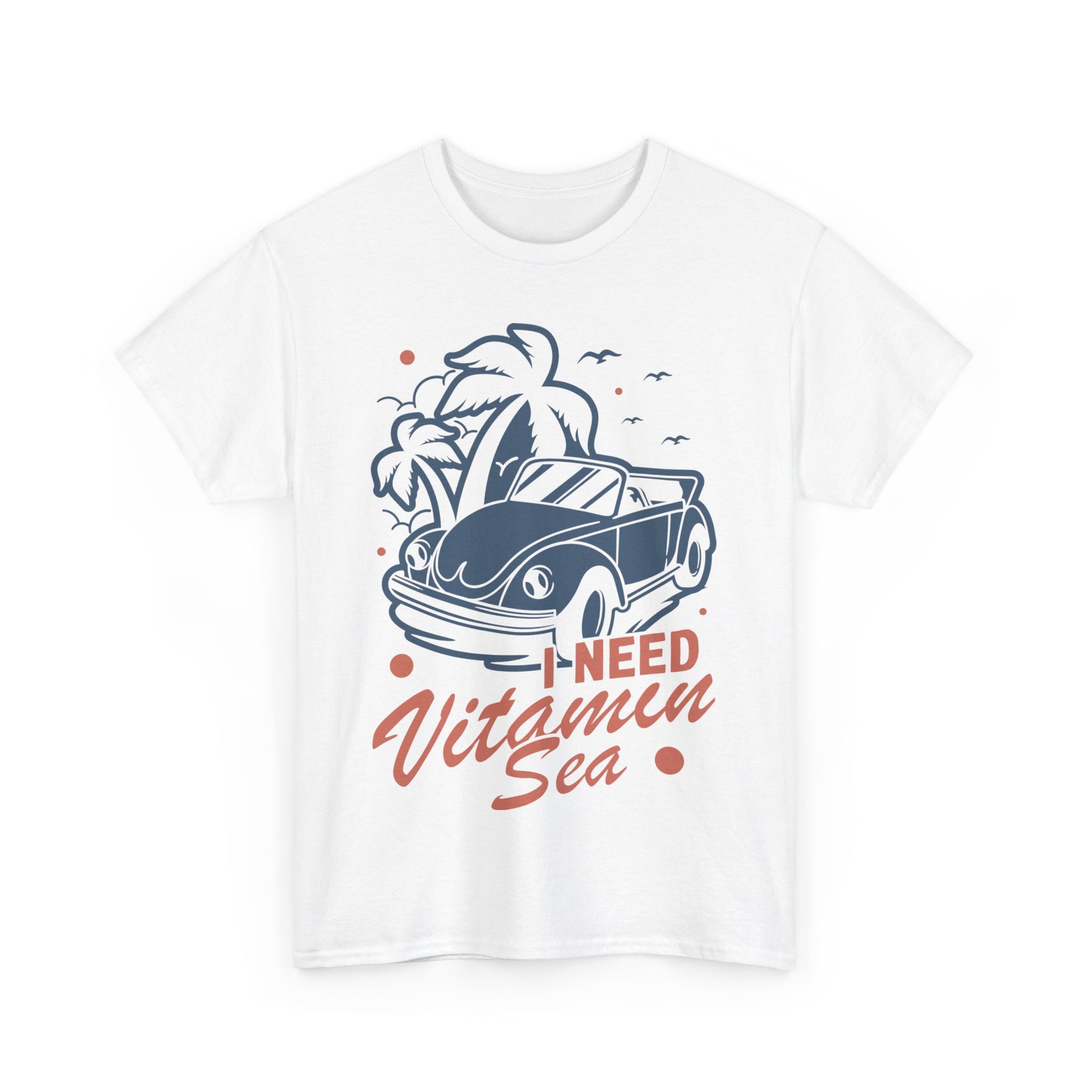 I Need Vitamin Sea Unisex Heavy Cotton Tee White