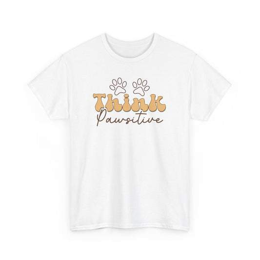 Think Positive Unisex Heavy Cotton Tee