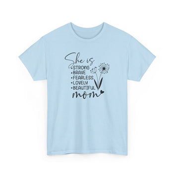 She is Mom Unisex Heavy Cotton Tee