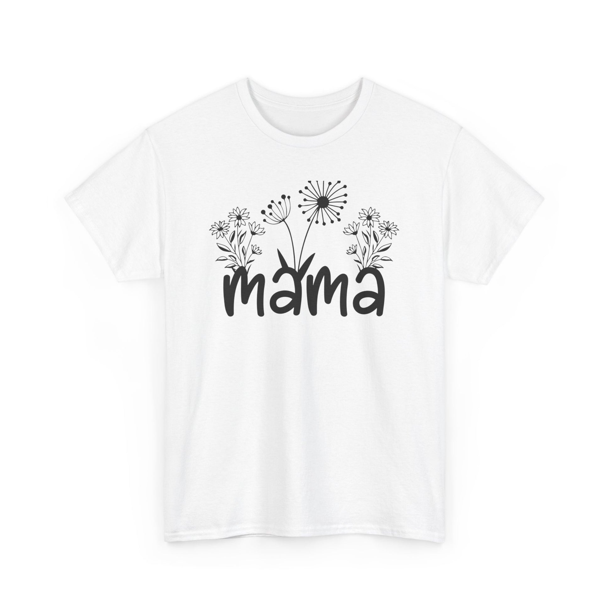 Mama T-Shirt Unisex Heavy Cotton Tee White