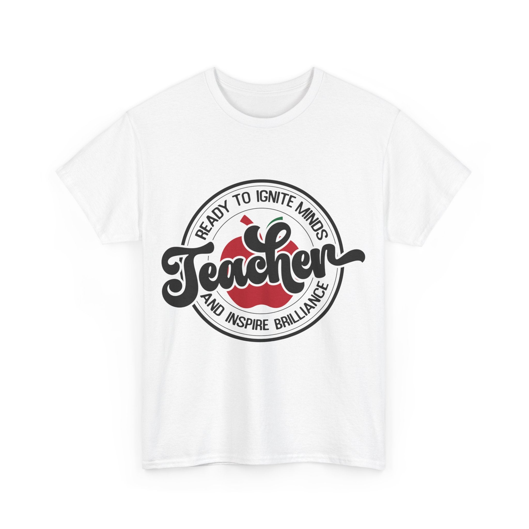 Teacher Unisex Cotton School T-Shirts White L