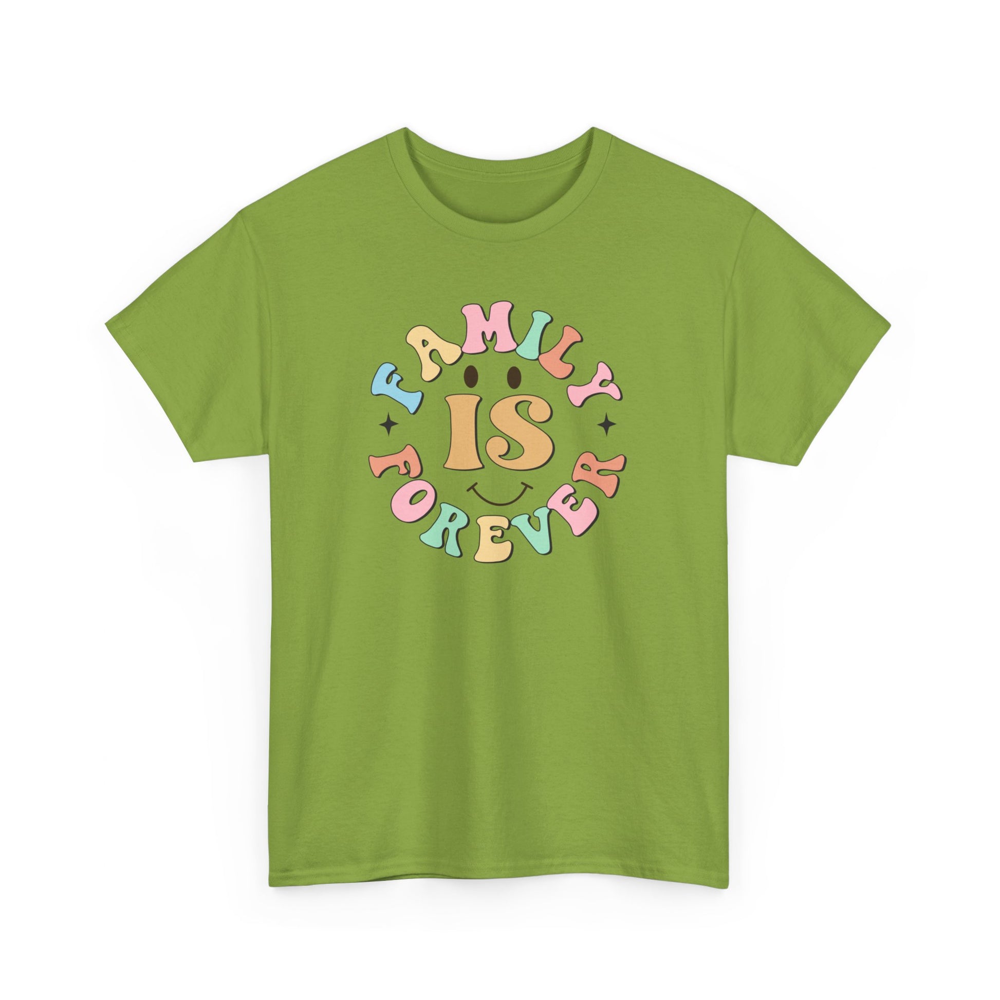 Family is Forever Unisex Heavy Cotton Tee Kiwi