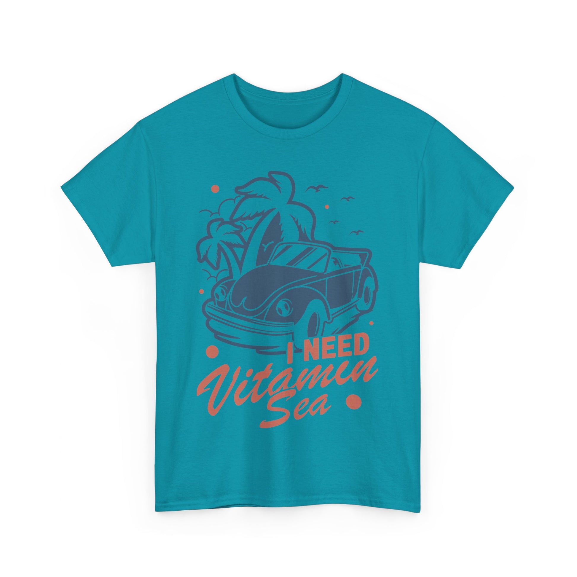 I Need Vitamin Sea Unisex Heavy Cotton Tee Tropical Blue