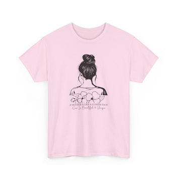 A Mother Is Like A Flower, Each One Beautiful and Unique T-Shirt