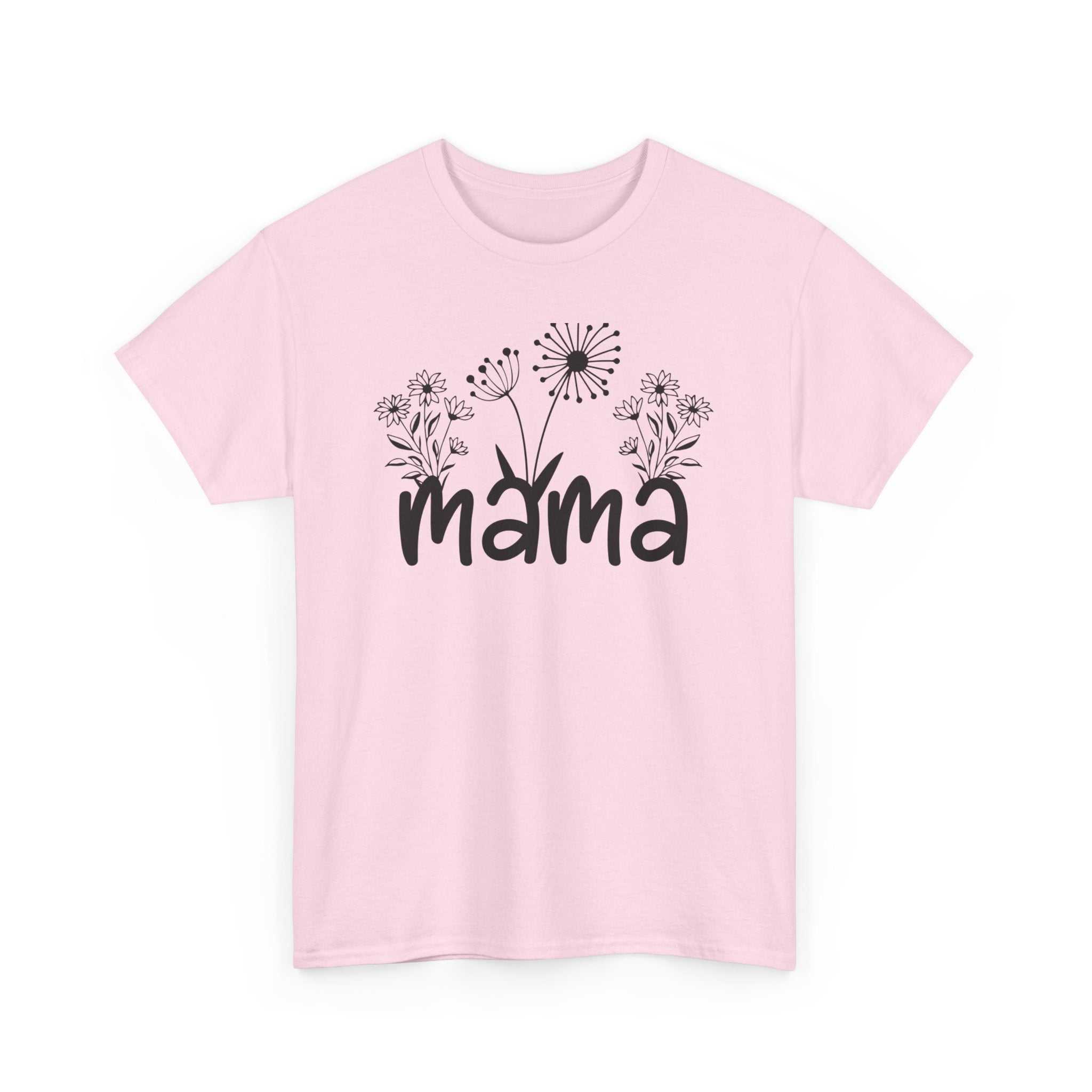 Mama T-Shirt Unisex Heavy Cotton Tee Light Pink