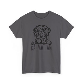 Dalmatian Delight: Fun Dalmatian T-Shirts Unisex Heavy Cotton Tee for Dalmatian Devotees