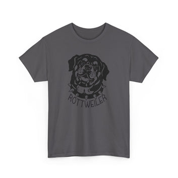 Rottweiler Royalty: Bold Rottweiler T-Shirts Unisex Heavy Cotton Tee for Rottweiler Lovers